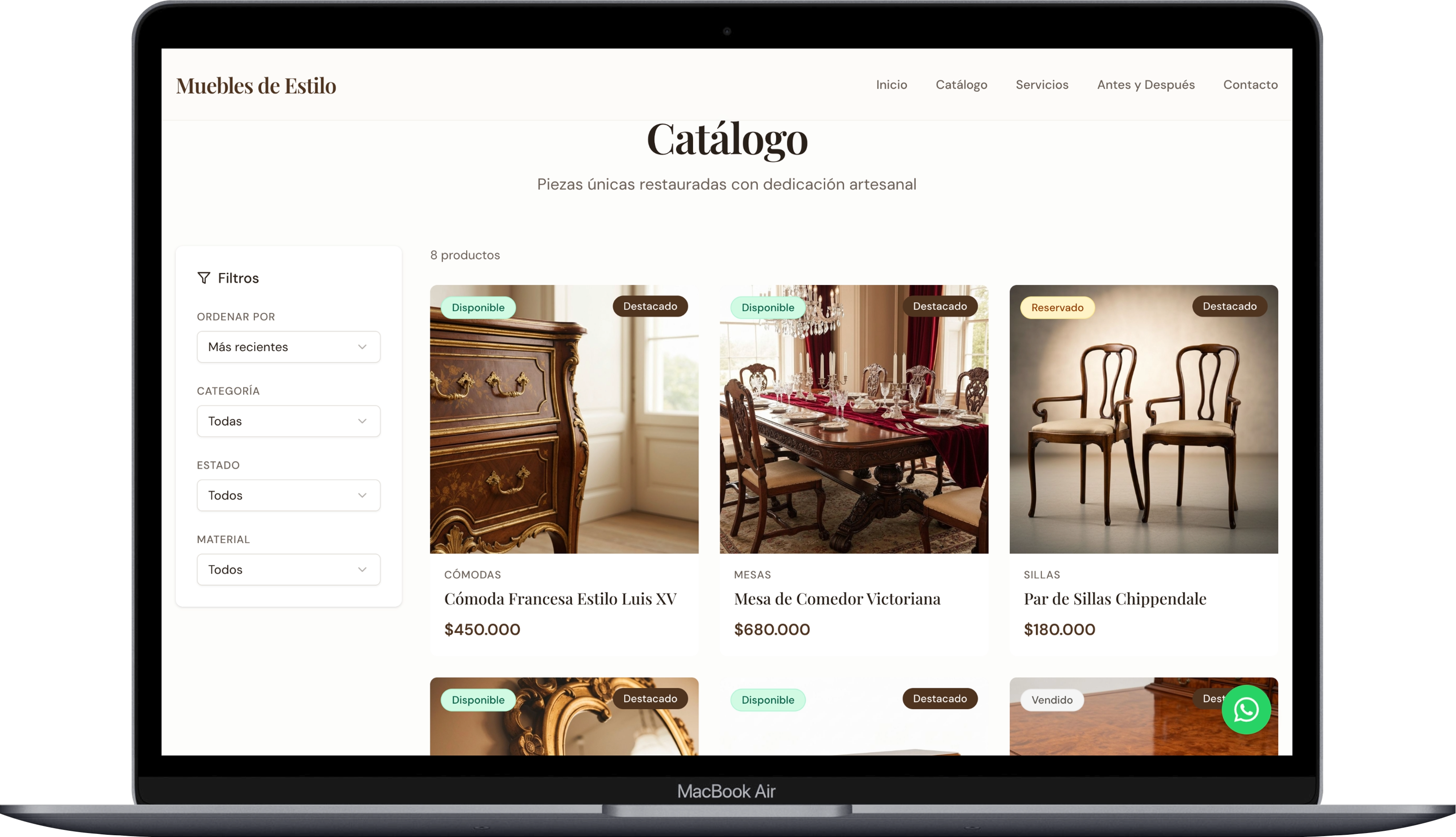 Muebles de Estilo Antiguo Screenshot 4